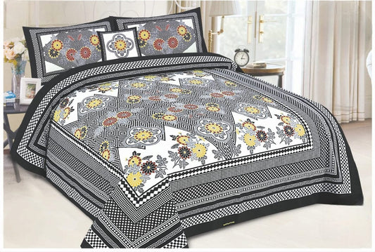 Premium Panel Bedsheet 4Pcs My Store 