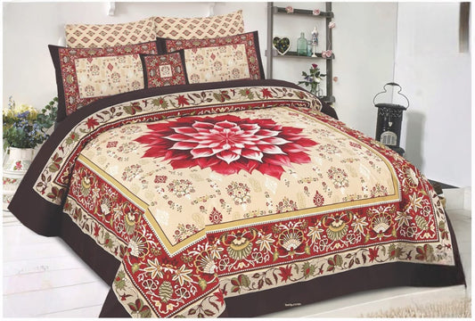 Premium Panel Bedsheet 4Pcs My Store 